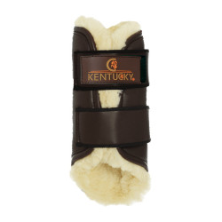 Stinchiere chiuse in cuoio anteriori Kentucky Marrone