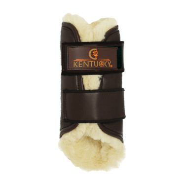 Stinchiere chiuse in cuoio anteriori Kentucky Marrone