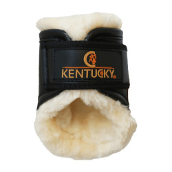 Stinchiere chiuse in cuoio posteriori corte Kentucky Nero