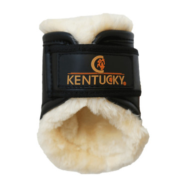 Stinchiere chiuse in cuoio posteriori corte Kentucky Nero