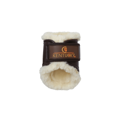 Stinchiere chiuse in cuoio posteriori corte Kentucky Marrone