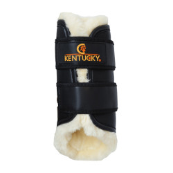 Stinchiere chiuse in cuoio posteriori Kentucky Nero