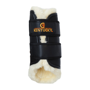 Stinchiere chiuse in cuoio posteriori Kentucky Nero