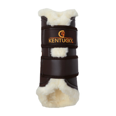 Stinchiere chiuse in cuoio posteriori Kentucky Marrone