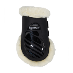 Paranocche elastico con montone vegano Kentucky Nero