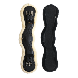 Sottopancia anatomico corto in montone Kentucky Nero