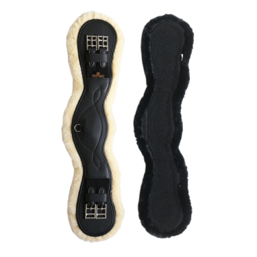 Sottopancia anatomico corto in montone Kentucky Nero