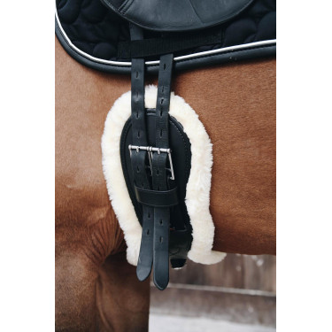 Sottopancia anatomico corto in montone Kentucky Nero