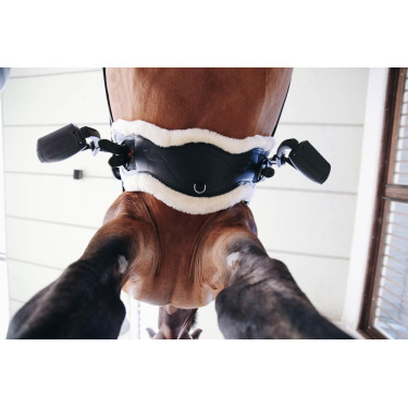 Sottopancia anatomico corto in montone Kentucky Nero