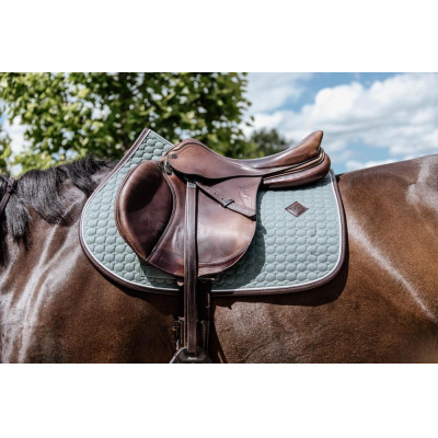 Tapis de selle Classic Leather jumping Kentucky Vert poudreux