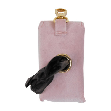 Borsetta per deiezioni Carré Velvet Kentucky Rosa antico
