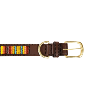 Collare per cane con perle fatte a mano Kentucky Argento Collare per cane con perle fatte a mano Kentucky Argento