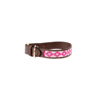 Collare per cane con perle fatte a mano Kentucky Argento Collare per cane con perle fatte a mano Kentucky Argento