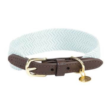 Collare per cane Jacquard Kentucky Azzurro chiaro Blu Collare per cane Jacquard Kentucky Azzurro chiaro Blu