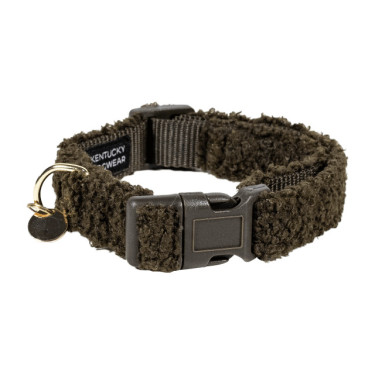 Collare per cane Teddy Fleece Kentucky Verde abete