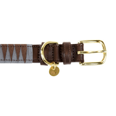 Collare per cane Triangle Kentucky Marrone