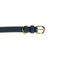 Collare per cane in pelle vegana Kentucky Blu navy Blu marino