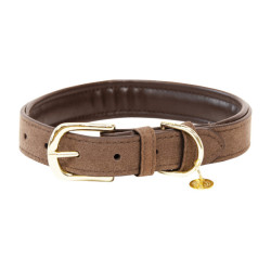 Collare per cane Velvet Leather Kentucky Marrone Collare per cane Velvet Leather Kentucky Marrone