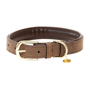 Collare per cane Velvet Leather Kentucky Marrone Collare per cane Velvet Leather Kentucky Marrone