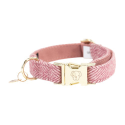 Collare per cane Wool Kentucky Rosa chiaro