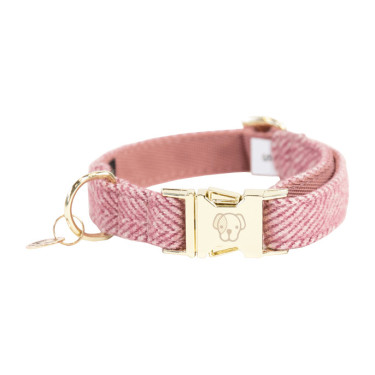 Collare per cane Wool Kentucky Rosa chiaro