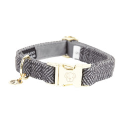 Collare per cane Wool Kentucky Grigio