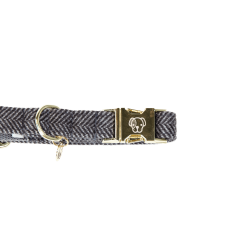 Collare per cane Wool Kentucky Grigio