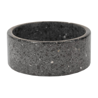 Ciotola per cane in pietra Terrazzo Kentucky Nero