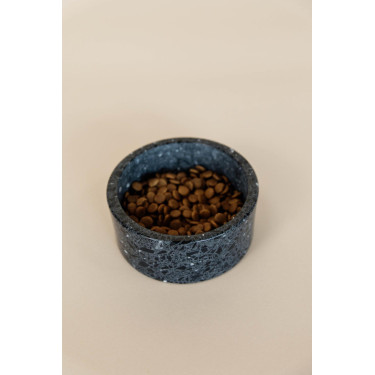 Ciotola per cane in pietra Terrazzo Kentucky Nero