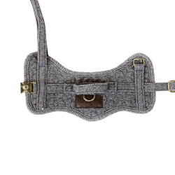 Imbracatura per cane Body Safe Wool Kentucky Grigio Imbracatura per cane Body Safe Wool Kentucky Grigio