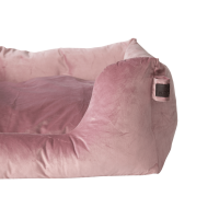Letto per cane Velvet Kentucky Rosa antico