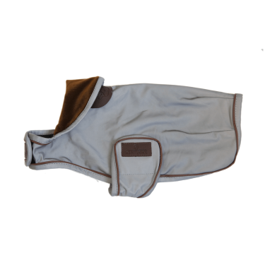 Cappotto per cane riflettente e idrorepellente Kentucky Argento Cappotto per cane riflettente e idrorepellente Kentucky Argento