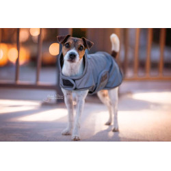 Cappotto per cane riflettente e idrorepellente Kentucky Argento Cappotto per cane riflettente e idrorepellente Kentucky Argento