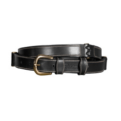 Cintura in Cuoio Piatto Dy'on Nero
