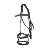 Briglia Doppio Capezzino Collezione US by Dy'on Nero
