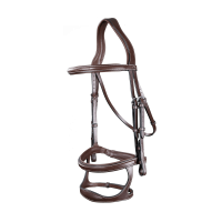 Briglia Doppio Capezzino Collezione US by Dy'on Marrone