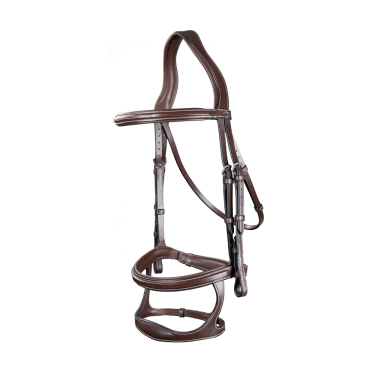 Briglia Doppio Capezzino Collezione US by Dy'on Marrone