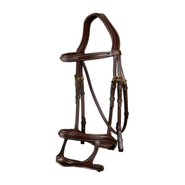 Briglia Doppia Capezzina D Collection by Dy'on Marrone