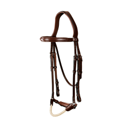 Briglia Capezzina Tedesca Corda New English Collection by Dy'on Marrone