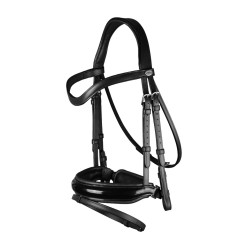 Briglia Capezzina Combinata Larga Verniciata Working By Dy'on Nero