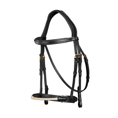 Bridon Muserolle Corde D Collection by Dy'on Noir