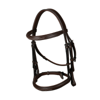 Briglia con capezzina francese US Collection by Dy'on Marrone Briglia con capezzina francese US Collection by Dy'on Marrone