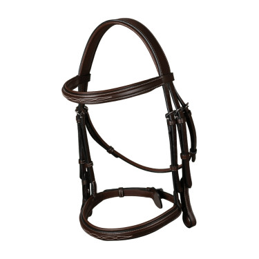 Briglia con capezzina francese US Collection by Dy'on Marrone Briglia con capezzina francese US Collection by Dy'on Marrone