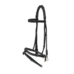 Briglia da Addestramento Intrecciata Working di Dy'on Nero Briglia da Addestramento Intrecciata Working di Dy'on Nero