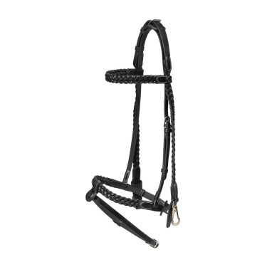 Briglia da Addestramento Intrecciata Working di Dy'on Nero