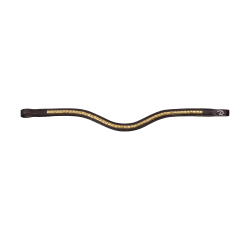 Frontalino Dritto Clincher Ottone New English Collection by Dy'on Marrone