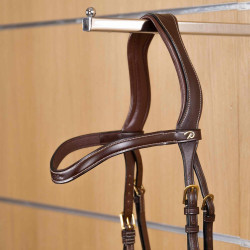 Frontalino V in cuoio piatto D Collection by Dy'on