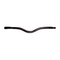 Frontalino a V in cuoio piatto New English Collection by Dy'on Marrone