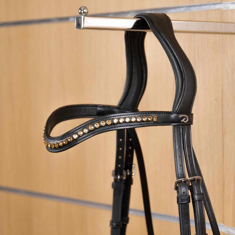 Frontrino a V Swarovski Oro New English Collection by Dy'on