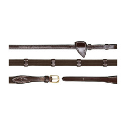 Redini in tessuto 5/8 con 9 fermagli D Collection by Dy'on Marrone